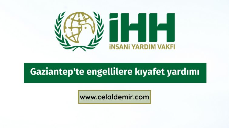 Gaziantep’te Engellilere Kıyafet Yardımı